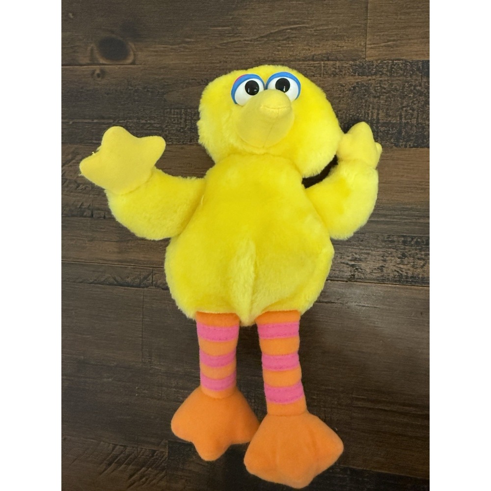 Vintage Sesame Street Big Bird Plush Stuffed Animal Kid Dimension 9" 1992 Toy